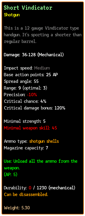 Underrail - Shotgun