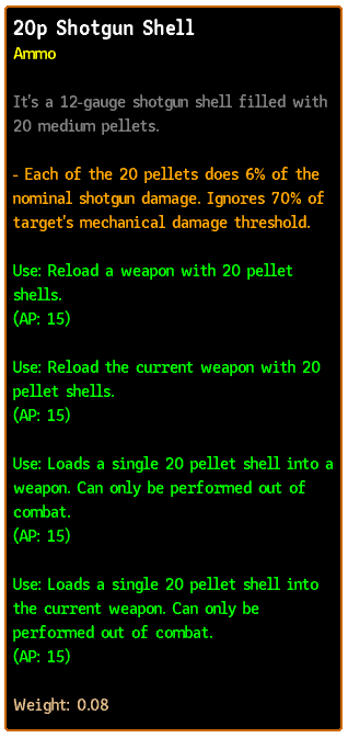 Underrail - Shotgun Shell